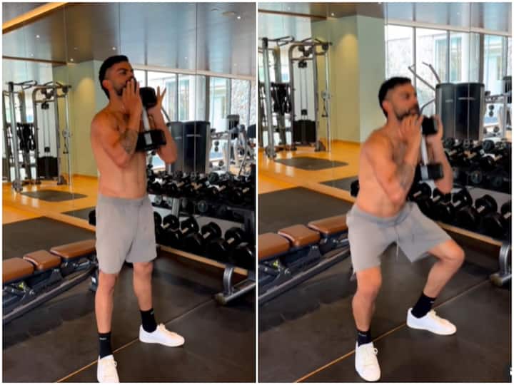 India vs West Indies 2nd Test Watch Virat Kohli Gym Session Video For IND vs WI 2nd Test Watch Workaholic Virat Kohli's Intense Gym Session As He Gears Up For IND vs WI 2nd Test