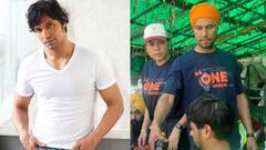 কোমর জল ভেঙে হরিয়ানায় বন্যা দুর্গতদের খাবার, জল সরবরাহ করলেন রণদীপ হুডা