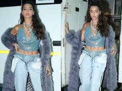 Nora Fatehi Pics: कटी-फटी जींस के साथ डीपनेक टॉप पहनकर नोरा फतेही ने ढाया कहर, तस्वीरों ने मचाया इंटरनेट पर बवाल