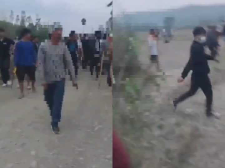 Manipur Violence Two Naked Women Paraded by Mob In Imphal Kangpokpi district Kuki meitei Manipur Violence: मणिपुर में शर्मसार करने वाली घटना, दो महिलाओं को कैमरे के सामने भीड़ ने न्यूड घुमाया, रेप का आरोप