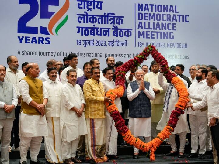 Lok Sabha Election 2024 pm narendra modi to meet nda member of parliament from goa and maharashtra nda meeting held on 8 august NDA Meeting: पंतप्रधान मोदींच्या उपस्थितीत गोवा-महाराष्ट्रातील NDA खासदारांची बैठक; उद्या होणाऱ्या बैठकीला शिंदे-अजित पवारही राहणार उपस्थित?