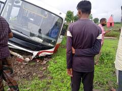 वर्ध्यामध्ये एसटी बसचा अपघात, चालकाच्या सतर्कतेमुळे अनर्थ टळला, 6 प्रवासी जखमी