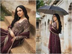 Ritu Varma Latest Photos : వర్షంలో భువికి దిగిన అందాల తారలా రీతూ వర్మ