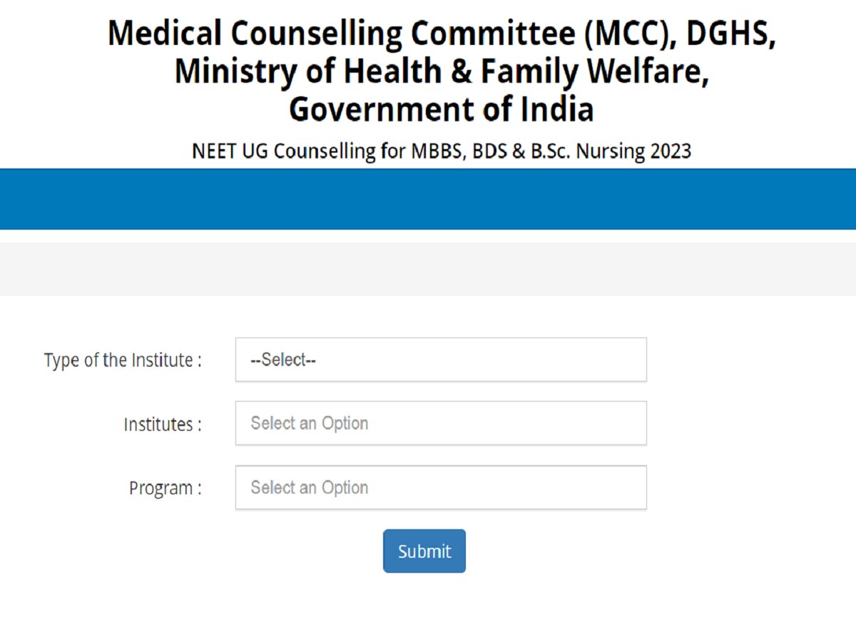 NEET UG 2023 Counselling Registration Begins On July 20 How To Apply At ...