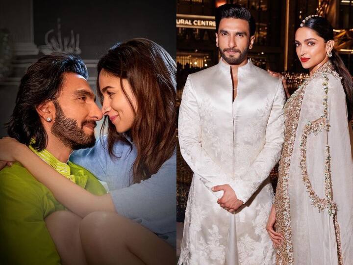 rocky aur rani ki prem kahani promotion fan gift jhumka to alia bhatt ranveer singh want it for deepika padukone Rocky Aur Rani Ki Prem Kahani: फैन ने आलिया भट्ट को गिफ्ट किए झुमके तो रणवीर सिंह बोले- 'ये मुझे दे दे, तेरी भाभी खुश हो जाएगी'