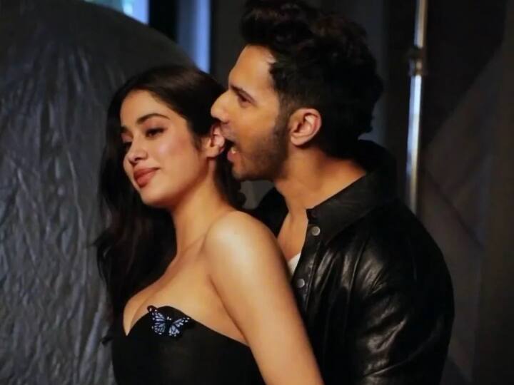 Varun Dhawan Bites Janhvi Kapoor Ear During Bawaal Promotion Netizens Trolled Says She Should Slap Him Varun Dhawan ने जाह्नवी कपूर के साथ की ऐसी हरकत तो मचा Bawaal, लोग बोले- 'इसे थप्पड़ मारने चाहिए था...'