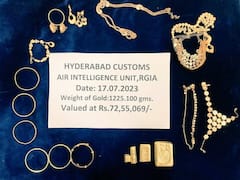 Hyderabad: Gold Worth Rs 1 Crore Seized At Airport, Two Persons Arrested