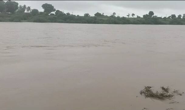 4 people who went fishing in Bhadar river of Jetpur were stranded Rajkot News: ભાદર નદીમાં માછીમારી કરવા ગયેલા 4 લોકો તણાયા, SDRFની ટીમ ઘટનાસ્થળે પહોંચી