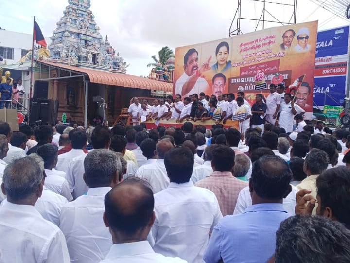 காலம் மாறும், காட்சி மாறும், ஆட்சியும் மாறும் அப்போது கவனித்து கொள்கிறோம் - முன்னாள் அமைச்சர் விஜயபாஸ்கர்