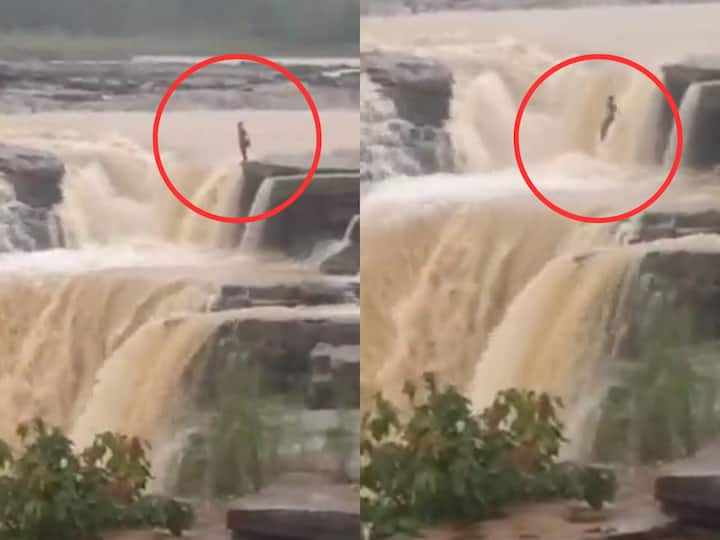 Viral News Woman jumps waterfall Chhattisgarh parents scold using mobile phone rescued Viral News: మొబైల్ వాడొద్దని మందలించిన తల్లిదండ్రులు, వాటర్‌ఫాల్స్‌లోకి దూకి బాలిక ఆత్మహత్యాయత్నం