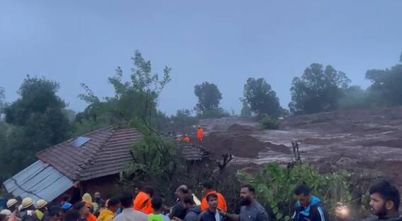 Irshalwadi : रायगडमधील इर्शाळवाडीत मोठी दुर्घटना, दरड कोसळली; 100 हून अधिक लोक अडकले