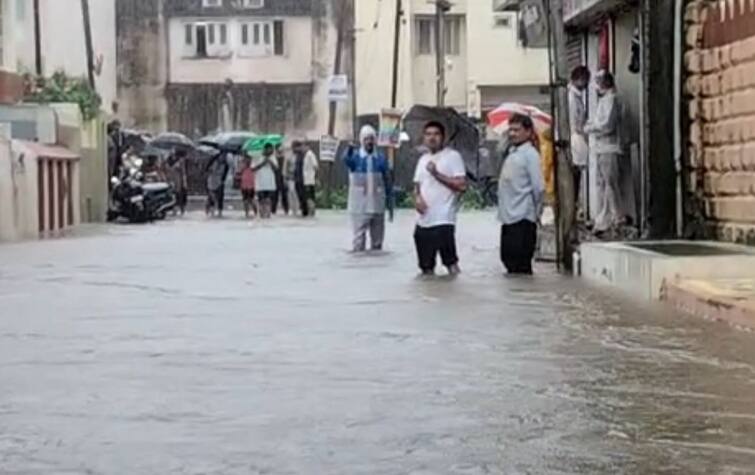 Junagadh: Heavy rains in Junagadh district Junagadh: જૂનાગઢ જિલ્લામા અનરાધાર વરસાદ, કેશોદના બજારમાં બે ફૂટ સુધી ભરાયા પાણી