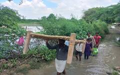 પૂરના પાણીમાં ગગનકી ગામ ગરકાવ, 350 લોકો ફસાયા.... ગ્રામજનોએ કર્યું સ્થળાંતર