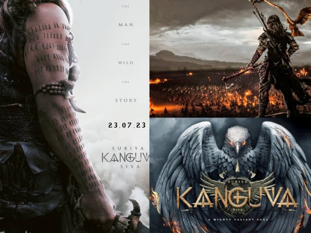 Kanguva Glimpse: சூர்யா கை முழுவதும் வடுக்கள்... கங்குவா ராஜா பராக்... வெறித்தனமான போஸ்டர்... அப்டேட் தந்த படக்குழு!