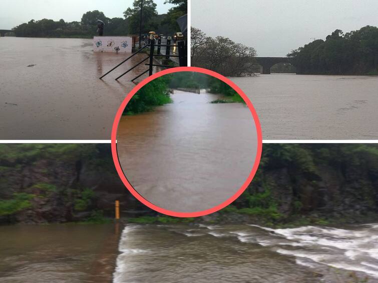 Heavy rain everywhere in Kolhapur district 51 kolhapur type bandhara under water know about which route closed for traffic Kolhapur Rain Update: कोल्हापूर जिल्ह्यात सर्वदूर दमदार पाऊस; पंचगंगा नदी प्रथमच पात्राबाहेर, 51 बंधारे पाण्याखाली, कोणते मार्ग वाहतुकीसाठी बंद?