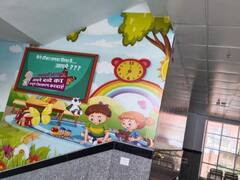 जेके लोन अस्पताल में मासूम जब टीका लगवाएंगे तो दिखेंगे घोड़ा शेर और बंदर, खेलेने के लिए खिलौने भी मिलेंगे