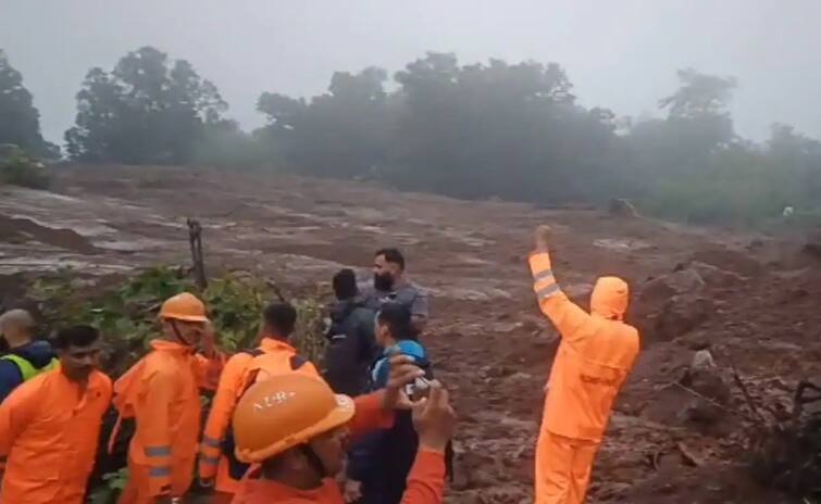 Big tragedy due to landslide in Maharashtra raigadh, 30 families feared trapped, 5 people died on the spot મહારાષ્ટ્રમાં ભૂસ્ખલનના કારણે મોટી દુર્ઘટના, 30 પરિવાર ફસાયાની આશંકા,  5 લોકોના ઘટનાસ્થળે જ મોત