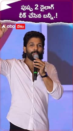 పుష్ప 2 డైలాగ్ లీక్ చేసిన బన్నీ..!