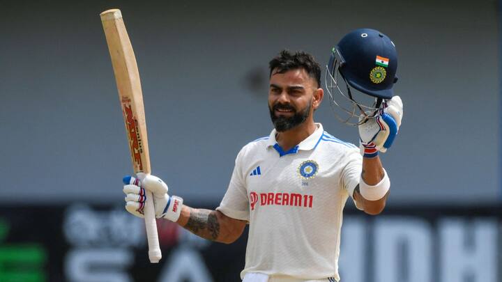 Virat Kohli: বিরাট কোহলি ওয়েস্ট ইন্ডিজের বিরুদ্ধে সিরিজের দ্বিতীয় টেস্টে ১২১ রানের ইনিংস খেলেন।