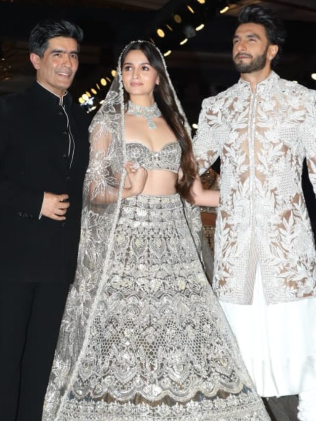 Rocky Aur Rani Aka Ranveer Singh And Alia Bhatt At Manish Malhotra's Show