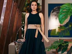 Dia Mirza Knows How To Stand Out In A Simple Black Dress, Here's The Proof
