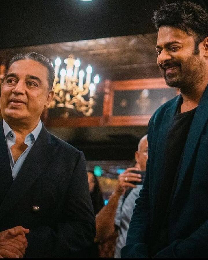 అక్కడ ప్రభాస్, కమల్ దిగిన ఫోటోలను వైజయంతీ మూవీస్ షేర్ చేసింది.