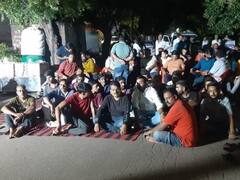 हाइटेंशन लाइन की चपेट में आने से एक व्यक्ति की मौत, मुआवजें और नौकरी के लिए परिजनों का धरना