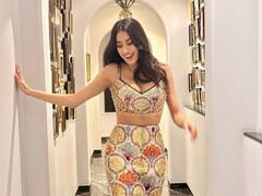 Janhvi Kapoor Walks The Ramp For Manish Malhotra In A Multicoloured Outfit