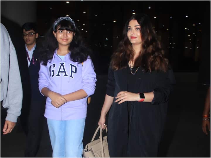 Aishwarya Rai Bachchan was spotted at the Mumbai airport with Abhishek Bachchan, and her daughter Aaradhya s recent airport look has left fans disappointed, calling her fashion sense a 