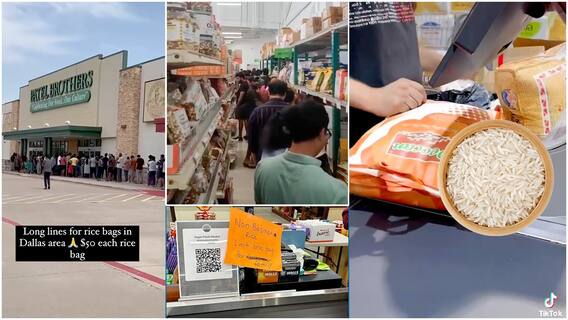 USA Rice Prices Hike | అమెరికాలో బియ్యం కొరత..భారీగా క్యూ కట్టిన జనాలు | ABP Desam