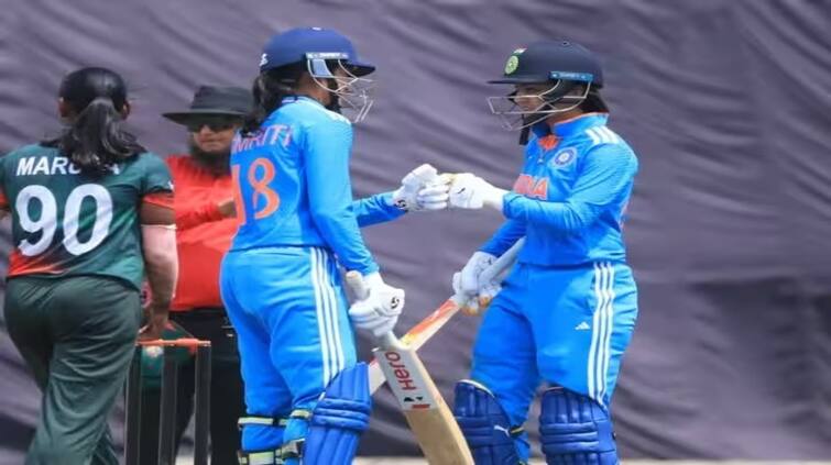indw-vs-banw-india-women-and-bangladesh-will-share-odi-trophy-3rd-match-tied-dhaka INDW vs BANW: ਭਾਰਤ-ਬੰਗਲਾਦੇਸ਼ ਵਨਡੇ ਸੀਰੀਜ਼ 1-1 ਦੀ ਬਰਾਬਰੀ 'ਤੇ ਹੋਈ ਖਤਮ, ਆਖਰੀ ਮੁਕਾਬਲਾ ਟਾਈ