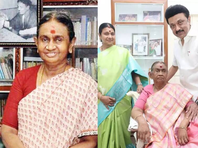 Dayalu Ammal, mother of Tamil Nadu Chief Minister M.K.Stal has been admitted to Chennai Apollo Hospital திடீரென உடல்நலக்குறைவு.. முதலமைச்சர் ஸ்டாலின் தாயார் மருத்துவமனையில் அனுமதி ..!