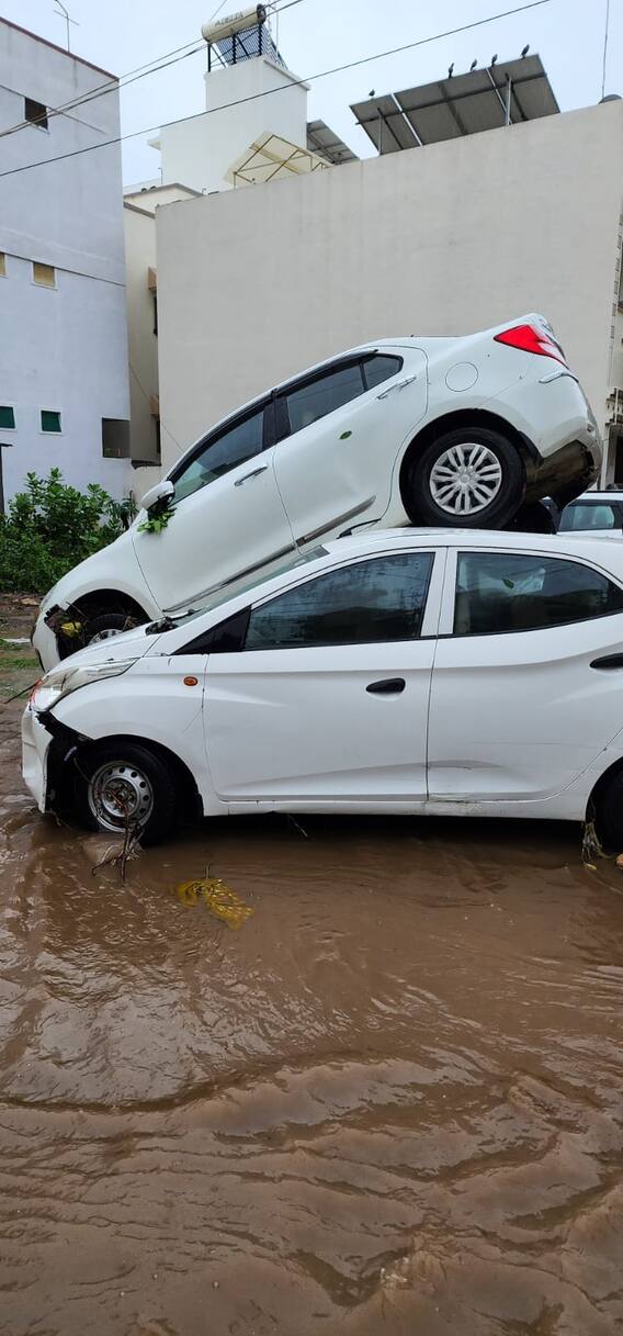 Junagadh Rain: જુનાગઢમાં 750 લોકોનું સ્થળાંતર, જળબંબાકારની સ્થિતિ બાદ તારાજીના દ્રશ્યો આવ્યા સામે