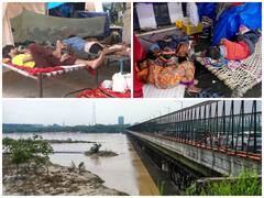 IN PICS: Water Level In Yamuna River In Delhi Breaches Danger Mark, Delays Rehabilitation Efforts