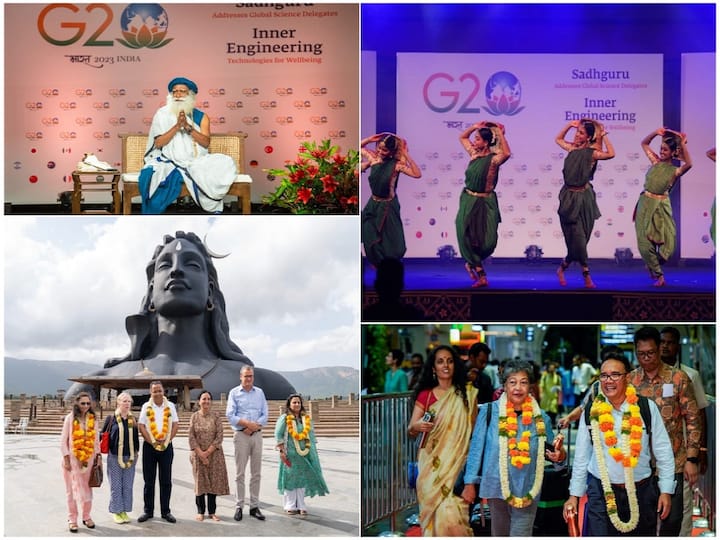 Over 100 delegates from 20 nations convened at the Isha Yoga Centre near Coimbatore for the Science 20 Summit 2023's inaugural day. Check out the pictures here.