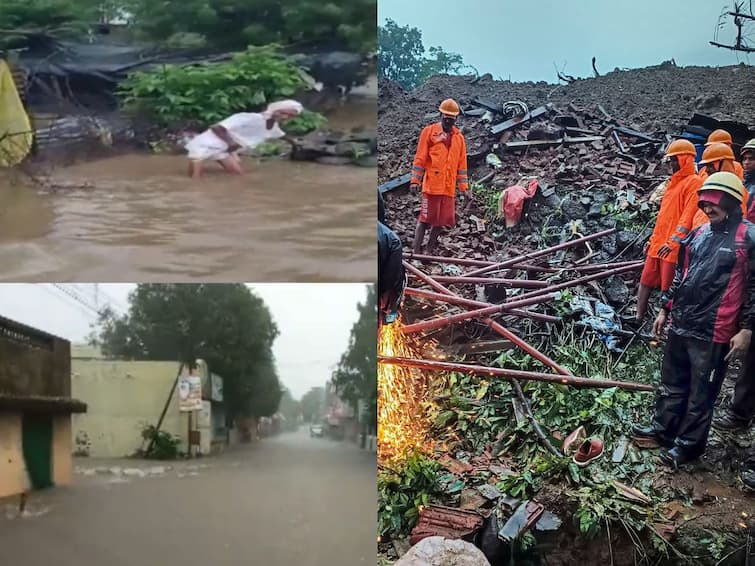 WATCH: Severe Waterlogging In Maharashtra, Rescue Ops Resume On Day 3 In Raigad Amid Heavy Rain