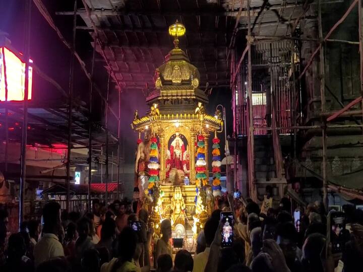 Aadi 2023 golden Chariot Festival at Kanchipuram Kamatchi Amman temple on the first Friday of Aadi month TNN Aadi 2023: 