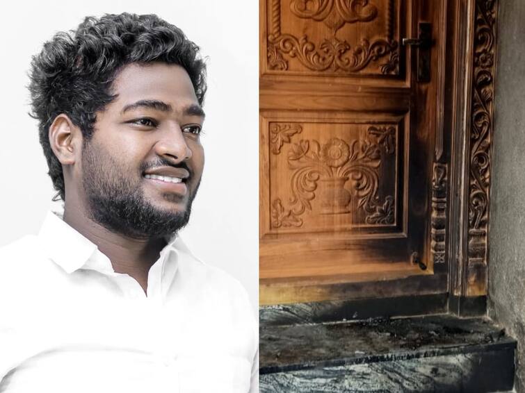 Thanjavur Mysterious assailants hurled a petrol bomb at a Congress executive's house Thanjavur: தடாலென அதிபயங்கர சத்தம்.. காங்கிரஸ் நிர்வாகி வீட்டில் வெடித்த பெட்ரோல் குண்டு.. தஞ்சையில் பதட்டம்!