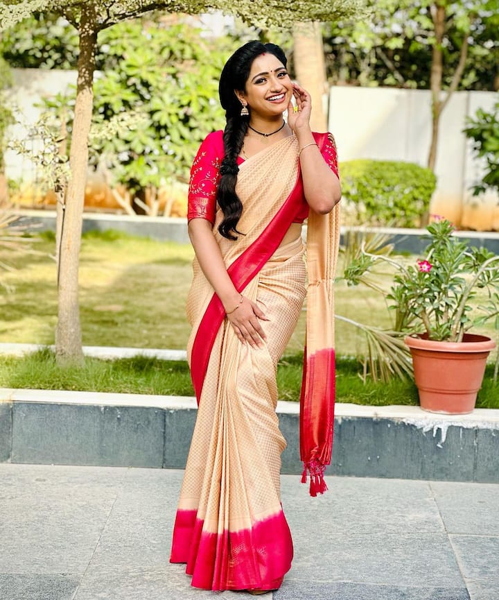 'త్రినయని' ఆషిక గోపాల్ పదుకొనె (Image Credit: Aashika Gopal Padukone Actress/Instagram)