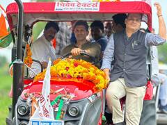 किसान वोट बैंक पर कांग्रेस की नजर, पूर्व मंत्री ने निकाली ट्रैक्टर रैली, लाडली बहना योजना का दिया उदाहरण