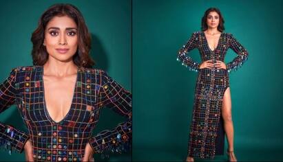Shriya Saran Pics: ਦ੍ਰਿਸ਼ਯਮ ਫੇਮ ਅਭਿਨੇਤਰੀ ਸ਼੍ਰਿਯਾ ਸਰਨ ਭਾਵੇਂ ਹੀ ਫਿਲਮ ਚ ਇੱਕ ਸਿੱਧੀ ਪਤਨੀ ਦੇ ਰੂਪ ਚ ਨਜ਼ਰ ਆਈ ਹੋਵੇ ਪਰ ਅਸਲ ਜ਼ਿੰਦਗੀ ਚ ਉਹ ਕਾਫੀ ਬੋਲਡ ਅਤੇ ਸਟਾਈਲਿਸ਼ ਅਭਿਨੇਤਰੀ ਹੈ। ਵੇਖੋ ਉਸ ਦੀਆਂ ਇਹ ਵਾਇਰਲ ਤਸਵੀਰਾਂ...