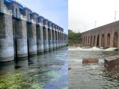 ఉస్మాన్ సాగర్, హిమాయత్ సాగర్ కు భారీగా వరద నీరు - గేట్లు ఎత్తిన అధికారులు