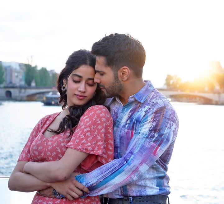 Janhvi Kapoor took to her Instagram on Sunday to share a series of pictures of herself and Varun from the film.