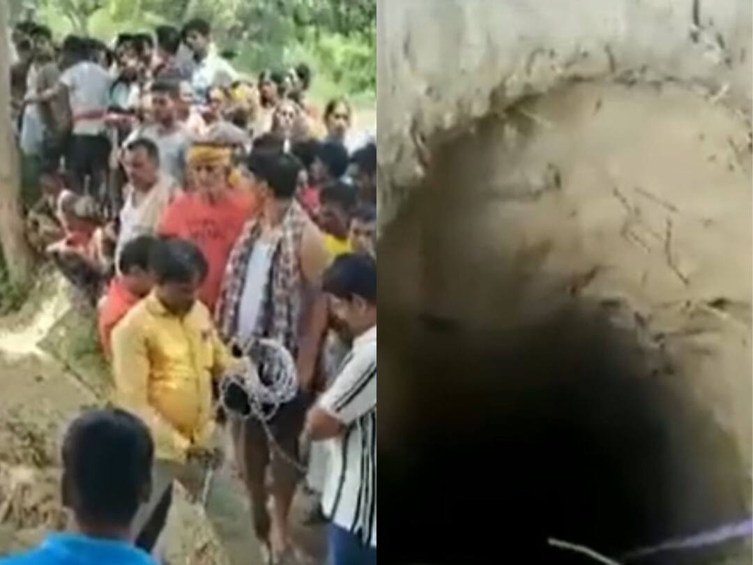 Child Falls Into Borewell In Bihar's Nalanda, NDRF And Rescue Teams Present On Spot Child Falls Into Borewell In Bihar's Nalanda, Rescue Operation Underway