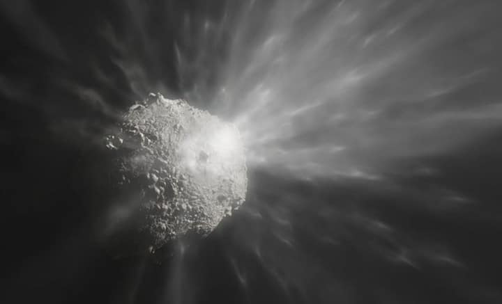 তবে ডাইমরফস থেকে বিচ্ছিন্ন হয়েও, প্রস্তরখণ্ডগুলি তার চারিদিকে বলয়াকারে অবস্থান করছে, যার জন্য দায়ী অভিকর্ষ শক্তি। এর ফলে আঙুরের থোকার মতো দেখাচ্ছে দূর থেকে।