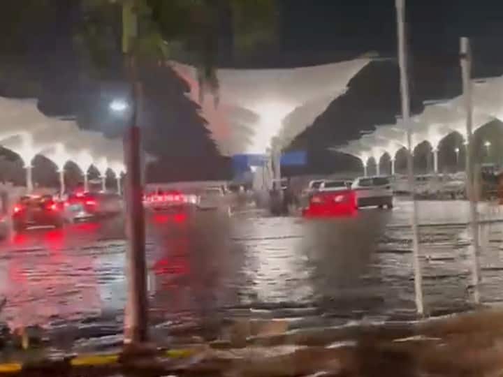 Ahmedabad Airport Gets Flooded As Rain Continues To Lash Parts Of Gujarat WATCH Heavy Downpour Monsoon Ahmedabad Airport Flooded As Rain Continues To Lash Parts Of Gujarat: WATCH