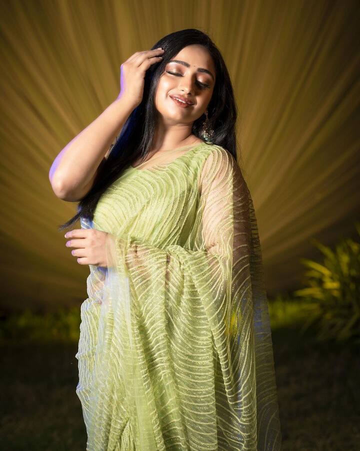 'త్రినయని' ఆషిక గోపాల్ పదుకొనె (Image Credit: Aashika Gopal Padukone Actress/Instagram)