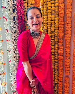 Kangana Ranaut: ভাইয়ের স্ত্রী'র সাধের অনুষ্ঠানে উজ্জ্বল কঙ্গনা, শেয়ার করে নিলেন একাধিক ছবি