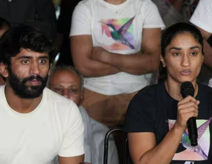 why Bajrang Punia and Vinesh Phogat given direct entry to Asian games  Indian Olympic Association gave Explanation detail marathi news Asian Games : ...म्हणून बजरंग पुनिया आणि विनेश फोगाट यांना आशियाई  स्पर्धांमध्ये थेट प्रवेश, भारतीय ऑलिम्पिक असोसिएशनचे स्पष्टीकरण