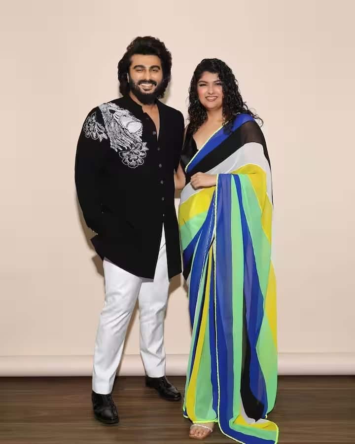 વળી, અંશુલા દ્વારા શેર કરવામાં આવેલી આ તસવીરોમાં તેનો ભાઈ અર્જુન કપૂર પણ તેની સાથે પૉઝ આપી રહ્યો છે. તસવીરો શેર કરતાં અંશુલાએ લખ્યું- 'ખુશ ચહેરો'